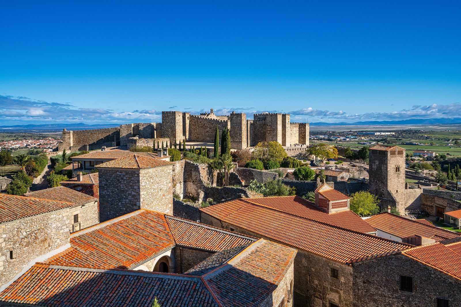 Trujillo Castle. Former Arab Alcazaba Intrujillo, Province Cacer